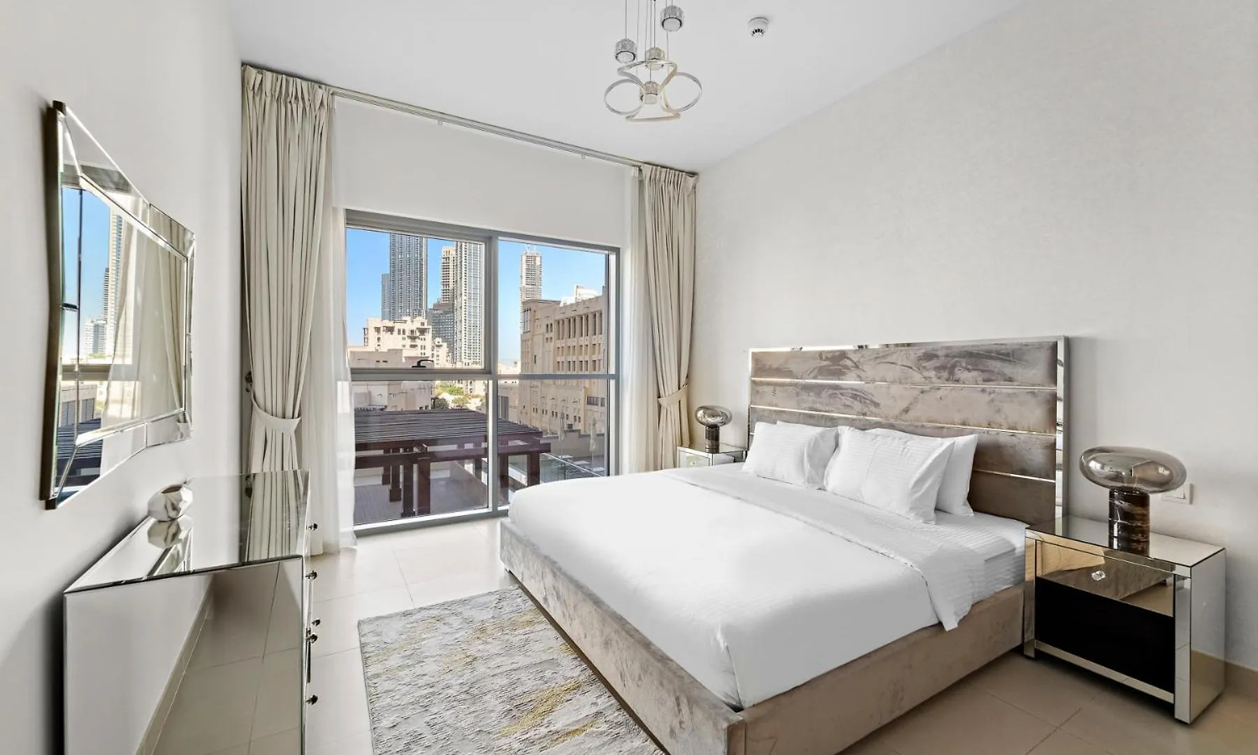 2Br Plus Maid Bellevue Tower 1, Burj Khalifa View Apartment Dubai